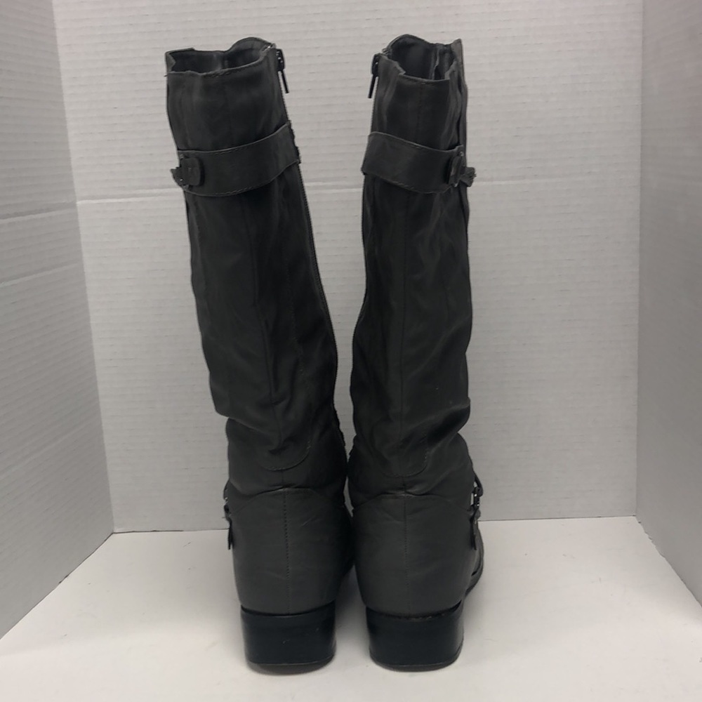 Journee Collection gray knee boots - Picture 4 of 9